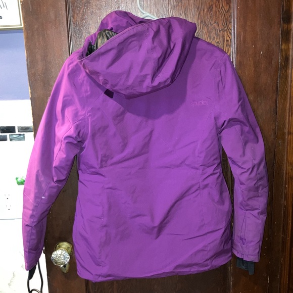 SPYDER ZEPHYR HOODED LADIES DUCK DOWN SKI /SNOWBOARDING JACKET - Picture 3 of 12